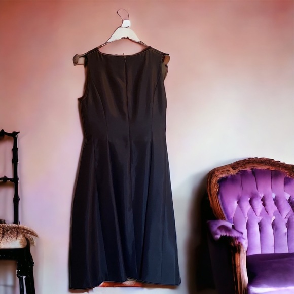 Tahari Dress (navy blue) - Picture 2 of 3
